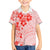 Fiji Masi With Hibiscus Tapa Tribal Family Matching Off Shoulder Short Dress and Hawaiian Shirt Red Pastel LT01 Son's Shirt Red - Polynesian Pride