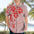 Fiji Masi With Hibiscus Tapa Tribal Hawaiian Shirt Red Pastel LT01 - Polynesian Pride