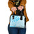 Fiji Masi With Hibiscus Tapa Tribal Shoulder Handbag Sky Blue Pastel LT01 One Size Blue - Polynesian Pride