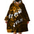 Fiji Masi With Hibiscus Tapa Tribal Wearable Blanket Hoodie Gold Version LT01 - Polynesian Pride