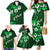 Fiji Masi Family Matching Mermaid Dress and Hawaiian Shirt Fijian Hibiscus Tapa Green Version LT01 - Polynesian Pride