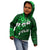 Fiji Masi Kid Hoodie Fijian Hibiscus Tapa Green Version LT01 - Polynesian Pride