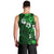 Fiji Masi Men Tank Top Fijian Hibiscus Tapa Green Version LT01 - Polynesian Pride