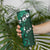 Fiji Masi Skinny Tumbler Fijian Hibiscus Tapa Green Version