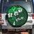 Fiji Masi Spare Tire Cover Fijian Hibiscus Tapa Green Version LT01 - Polynesian Pride