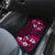 Fiji Masi Car Mats Fijian Hibiscus Tapa Pink Version LT01 - Polynesian Pride