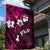 Fiji Masi Garden Flag Fijian Hibiscus Tapa Pink Version LT01 - Polynesian Pride