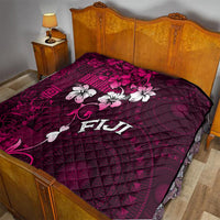 Fiji Masi Quilt Fijian Hibiscus Tapa Pink Version LT01 - Polynesian Pride