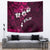 Fiji Masi Tapestry Fijian Hibiscus Tapa Pink Version LT01 - Polynesian Pride