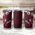 Fiji Masi Tumbler Cup Fijian Hibiscus Tapa Pink Version