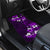 Fiji Masi Car Mats Fijian Hibiscus Tapa Purple Version LT01 - Polynesian Pride