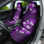 Fiji Masi Car Seat Cover Fijian Hibiscus Tapa Purple Version LT01 - Polynesian Pride