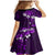 Fiji Masi Family Matching Mermaid Dress and Hawaiian Shirt Fijian Hibiscus Tapa Purple Version LT01 - Polynesian Pride