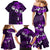 Fiji Masi Family Matching Mermaid Dress and Hawaiian Shirt Fijian Hibiscus Tapa Purple Version LT01 - Polynesian Pride