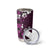 Fiji Masi Tumbler Cup Fijian Hibiscus Tapa Purple Version