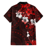Fiji Masi Hawaiian Shirt Fijian Hibiscus Tapa Red Version LT01 - Polynesian Pride