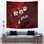 Fiji Masi Tapestry Fijian Hibiscus Tapa Red Version LT01 - Polynesian Pride