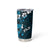 Fiji Masi Tumbler Cup Fijian Hibiscus Tapa Sky Blue Version