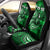 Fiji Masi Paisley With Hibiscus Tapa Car Seat Cover Green Version LT01 - Polynesian Pride