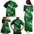 Fiji Masi Paisley With Hibiscus Tapa Family Matching Puletasi Dress and Hawaiian Shirt Green Version LT01 - Polynesian Pride