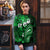 Fiji Masi Paisley With Hibiscus Tapa Ugly Christmas Sweater Green Version LT01 - Polynesian Pride