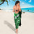 Fiji Masi Paisley With Hibiscus Tapa Sarong Green Version LT01 - Polynesian Pride