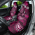 Fiji Masi Paisley With Hibiscus Tapa Car Seat Cover Pink Version LT01 - Polynesian Pride