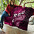 Fiji Masi Paisley With Hibiscus Tapa Quilt Pink Version LT01 - Polynesian Pride