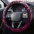 Fiji Masi Paisley With Hibiscus Tapa Steering Wheel Cover Pink Version