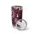 Fiji Masi Paisley With Hibiscus Tapa Tumbler Cup Pink Version