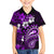 Fiji Masi Paisley Family Matching Off Shoulder Short Dress and Hawaiian Shirt Fijian Hibiscus Tapa Purple Version LT01 Son's Shirt Purple - Polynesian Pride