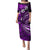 Fiji Masi Paisley Family Matching Puletasi Dress and Hawaiian Shirt Fijian Hibiscus Tapa Purple Version LT01 Mom's Dress Purple - Polynesian Pride