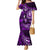 Fiji Masi Paisley Mermaid Dress Fijian Hibiscus Tapa Purple Version LT01 Women Purple - Polynesian Pride