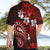 Fiji Masi Paisley Hawaiian Shirt Fijian Hibiscus Tapa Red Version LT01 - Polynesian Pride