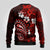 Fiji Masi Paisley Ugly Christmas Sweater Fijian Hibiscus Tapa Red Version LT01 - Polynesian Pride