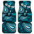 Fiji Masi Paisley Car Mats Fijian Hibiscus Tapa Sky Blue Version LT01 Blue - Polynesian Pride