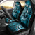 Fiji Masi Paisley Car Seat Cover Fijian Hibiscus Tapa Sky Blue Version LT01 - Polynesian Pride