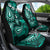 Fiji Masi Paisley Car Seat Cover Fijian Hibiscus Tapa Turquoise Version LT01 - Polynesian Pride