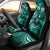 Fiji Masi Paisley Car Seat Cover Fijian Hibiscus Tapa Turquoise Version LT01 - Polynesian Pride