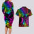 LGBT History Month Couples Matching Long Sleeve Bodycon Dress and Hawaiian Shirt Polynesian Hammerhead Shark LT01 - Polynesian Pride