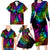 LGBT History Month Family Matching Long Sleeve Bodycon Dress and Hawaiian Shirt Polynesian Hammerhead Shark LT01 - Polynesian Pride