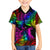 LGBT History Month Family Matching Long Sleeve Bodycon Dress and Hawaiian Shirt Polynesian Hammerhead Shark LT01 Son's Shirt Rainbow - Polynesian Pride