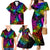 LGBT History Month Family Matching Mermaid Dress and Hawaiian Shirt Polynesian Hammerhead Shark LT01 - Polynesian Pride