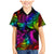 LGBT History Month Family Matching Mermaid Dress and Hawaiian Shirt Polynesian Hammerhead Shark LT01 Son's Shirt Rainbow - Polynesian Pride