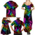 LGBT History Month Family Matching Summer Maxi Dress and Hawaiian Shirt Polynesian Hammerhead Shark LT01 - Polynesian Pride