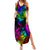 LGBT History Month Summer Maxi Dress Polynesian Hammerhead Shark LT01 Women Rainbow - Polynesian Pride