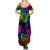 LGBT History Month Summer Maxi Dress Polynesian Hammerhead Shark LT01 - Polynesian Pride