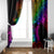 LGBT History Month Window Curtain Polynesian Hammerhead Shark LT01 - Polynesian Pride