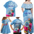 Micronesia Culture Day Family Matching Off Shoulder Maxi Dress and Hawaiian Shirt Tribal Pattern Tropical Style LT01 - Polynesian Pride