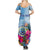 Micronesia Culture Day Summer Maxi Dress Tribal Pattern Tropical Style LT01 - Polynesian Pride